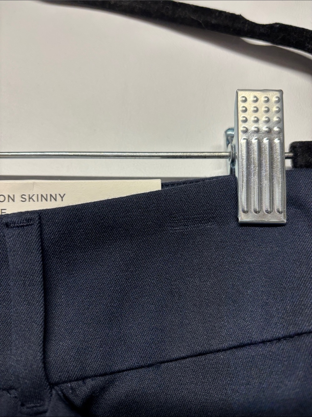 ✨ LOFT Outlet Sutton Skinny Ankle Mid Rise Pants Navy Size 4 NWT - Picture 15 of 15